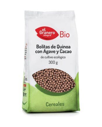 Bolitas Quinoa con Agave y Cacao BIO