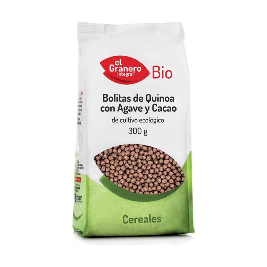 Bolitas Quinoa con Agave y Cacao BIO