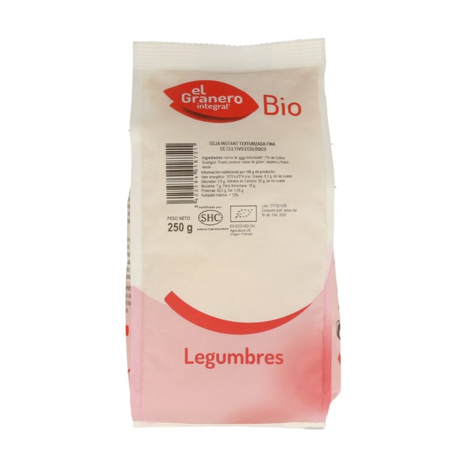 Soja Texturizada Fina Instant Bio