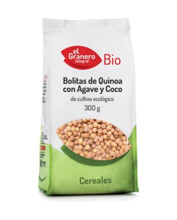 Bolitas de Quinoa Con Agave y Coco BIO
