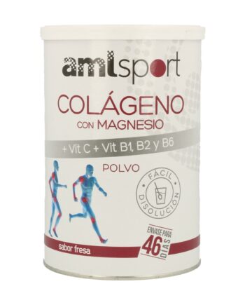 Colágeno con Magnesio y Vitamina C + B1 B2 B6 Amlsport