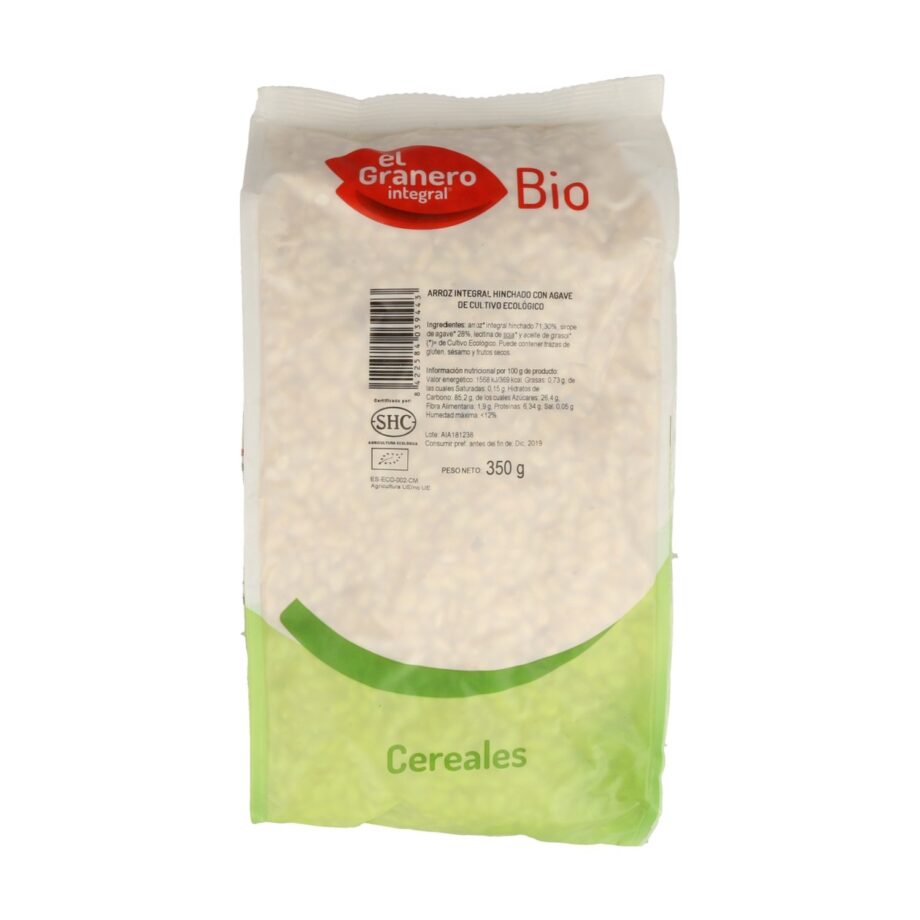 Arroz Integral Hinchado con Agave Bio