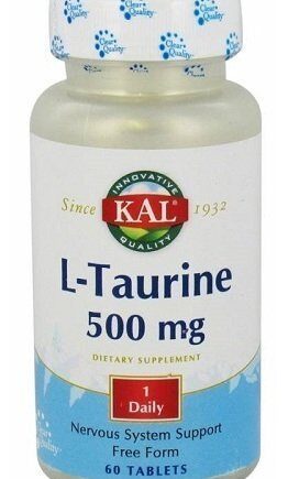 L-Taurina 500 mg 60 Cápsulas