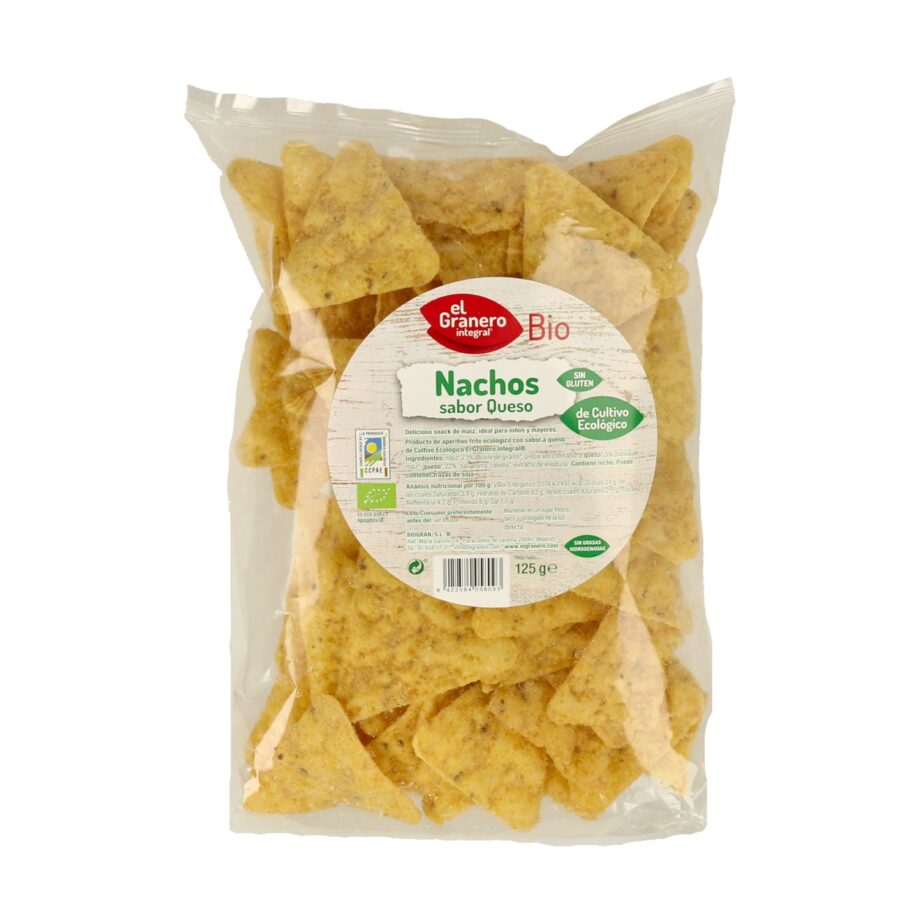 Nachos de Maíz y Queso Bio