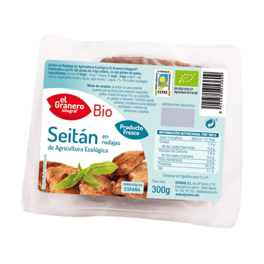 Seitán en rodajas Bio