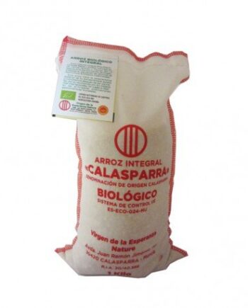 Arroz integral envase tela Calasparra 1 kg