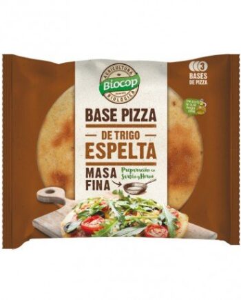 Base de Pizza de espelta Masa fina Biocop 3 bases 390g
