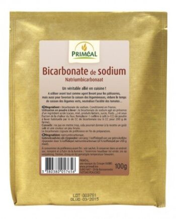 Bicarbonato de sodio para uso alimentario Primeal 80 g