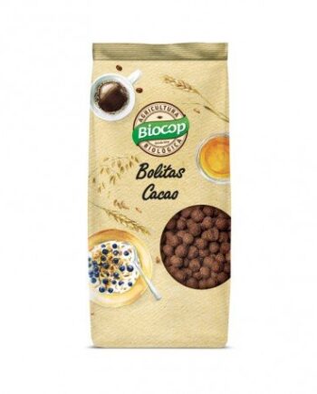 Bolitas crujientes de cereales con chocolate Biocop 250 g