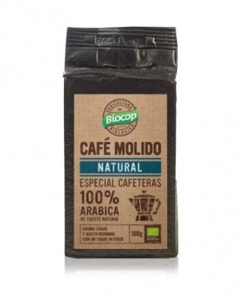 Café molido 100% Arábica Biocop 500 g
