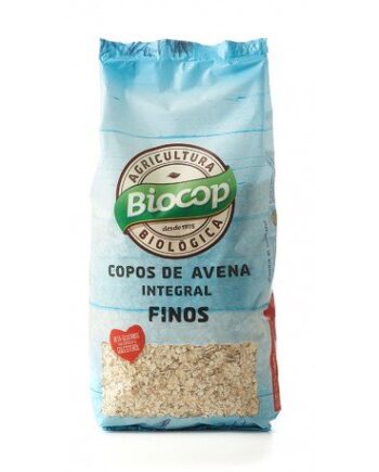Copos de avena integral finos Biocop 500 g