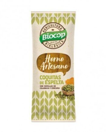 Coquitas de espelta con calabaza y cúrcuma Biocop 75 g