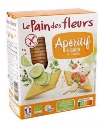 Cracker de cebolla para aperitivo Le Pain des Fleurs 150 g