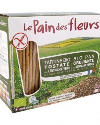 Cracker lenteja verde Le Pain des Fleurs 150 g