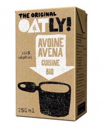 Crema de avena ligera Cuisine Oatly Bio 250 ml