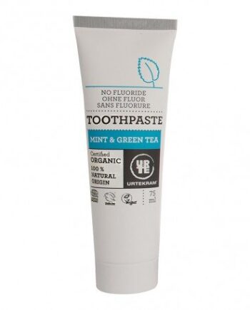 Dentífrico Menta-té verde Urtekram 75 ml