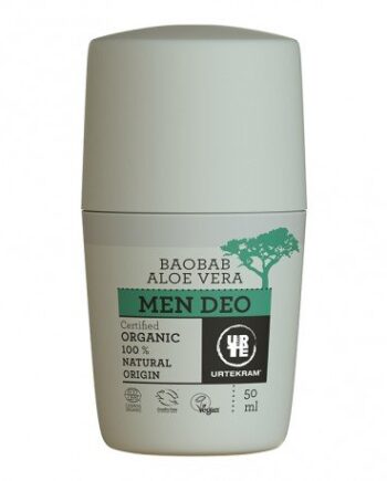 Desodorante roll-on aloe baobab men Urtekram 50 ml