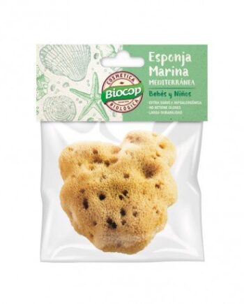 Esponja marina mediterránea para bebés y niños hipoalergénica Biocop