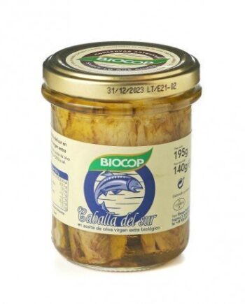 Filetes de caballa Biocop 195 g
