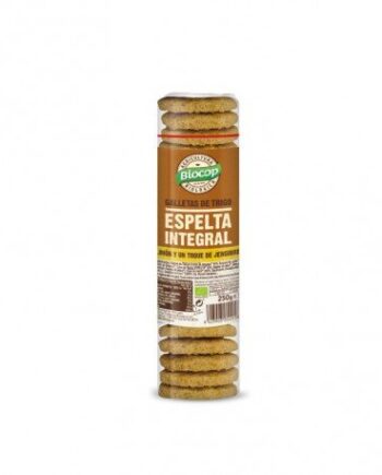 Galleta de trigo espelta integral con limón y un toque de jengibre Biocop 250 g