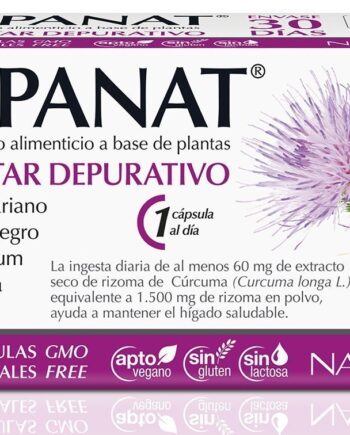 HEPANAT NUEVA FÓRMULA (Alcachofa, Cardo mariano, Rábano negro, Desmodium y Cúrcuma)