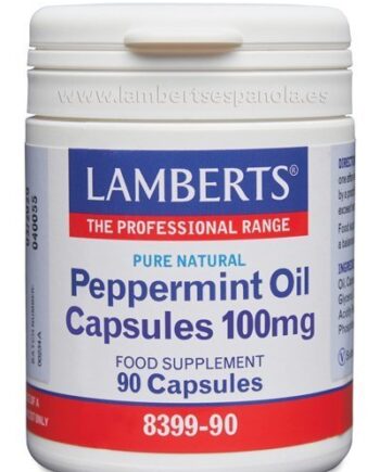 Aceite de Menta 100 mg Puro y Natural en cápsulas - 90 Cápsulas