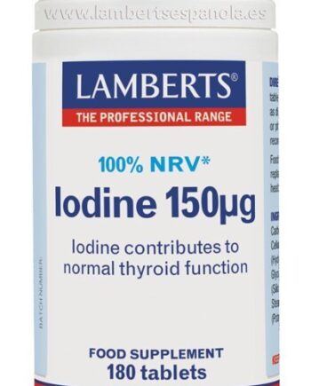 Yodo 150 mcg como Yoduro de Potasio - 180 Tabletas