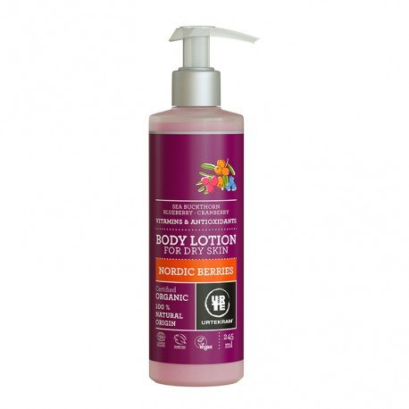 Loción corporal frutos rojos Urtekram 245 ml