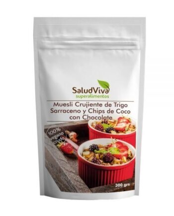 Muesli Crujiente de Trigo Sarraceno y Chips de Coco con Chocolate ECO 300g