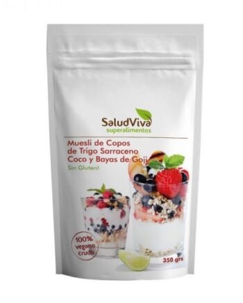 Muesli de Copos de Trigo Sarraceno, Coco y Bayas de Goji ECO 350g