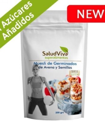 Muesli de Germinados de Avena y Semillas sin Azúcares Añadidos ECO 350g (Prebiótico)