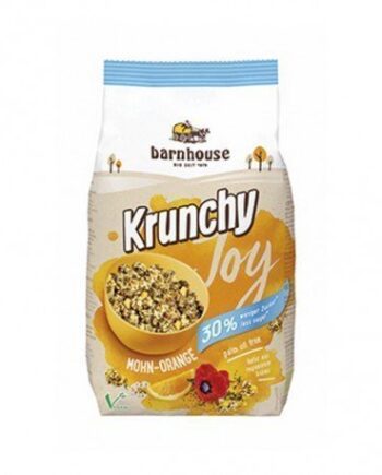 Muesli krunchy Joy amapola y naranja Barnhouse 375 g