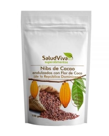 Nibs de Cacao de la República Dominicana endulzados con Flor de Coco ECO 150g
