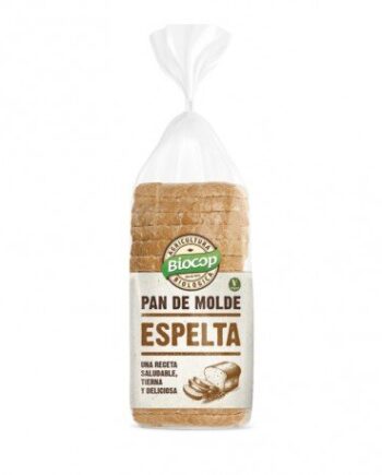 Pan de molde blando Espelta blanco Biocop 400 g