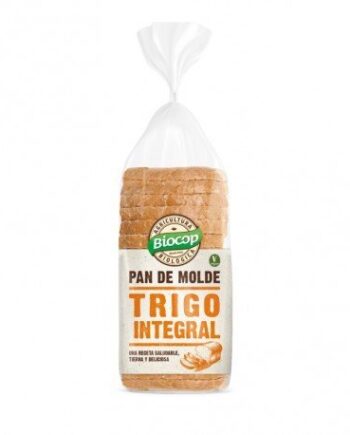 Pan de molde blando Trigo integral Biocop 400 g