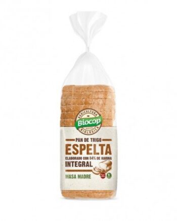 Pan de molde de espelta integral Biocop 400 g