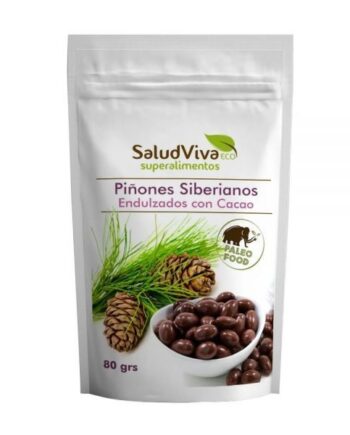 Piñones Siberianos Bañados con Cacao ECO 80g