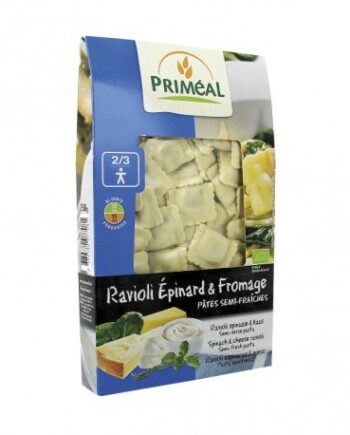 Raviolis espinacas queso Priméal 250 g