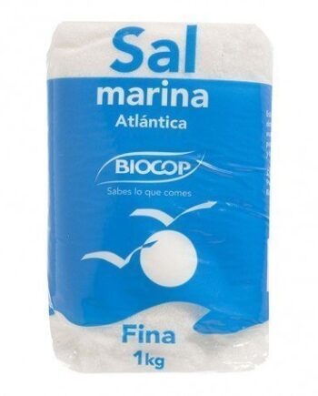Sal marina atlántica fina Biocop 1 kg