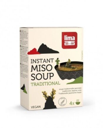 Sopa de miso instant tradicional Lima 4 x 10 g