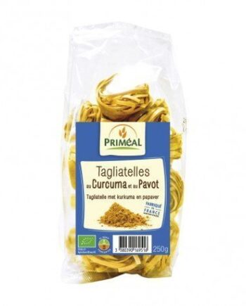 Tagliatelle nido cúrcuma amapola Priméal 250 g