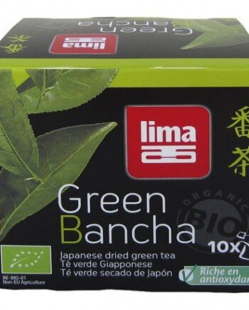 Té verde green Bancha Lima 10 bolsitas