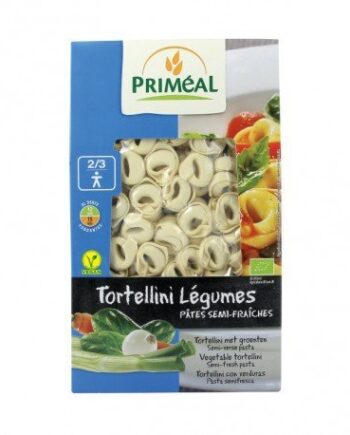 Tortellini vegetales legumes Priméal 250 g