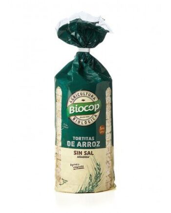 Tortitas de arroz sin sal Biocop 200 g
