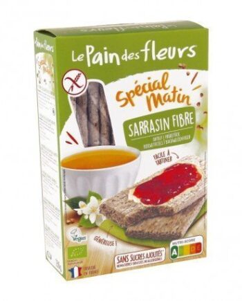 Tostada sarraceno fibra Spécial Matin Le Pain des Fleurs 230 g