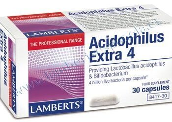 Acidophilus Extra 4 30 Caps. 4000 millones de bacterias amigas - 30 Cápsulas