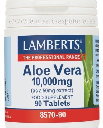 Aloe Vera 10.000 mg (como extracto) en comprimidos. - 90 Tabletas