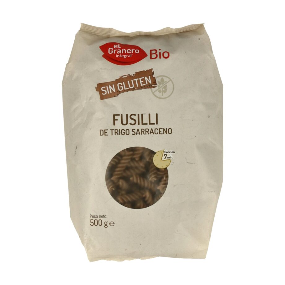 Fusilli de trigo sarraceno