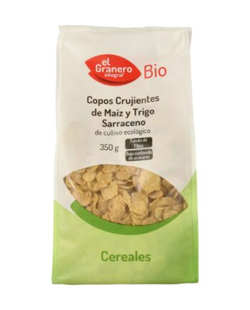 Copos crujientes de Maíz y Trigo sarraceno Bio