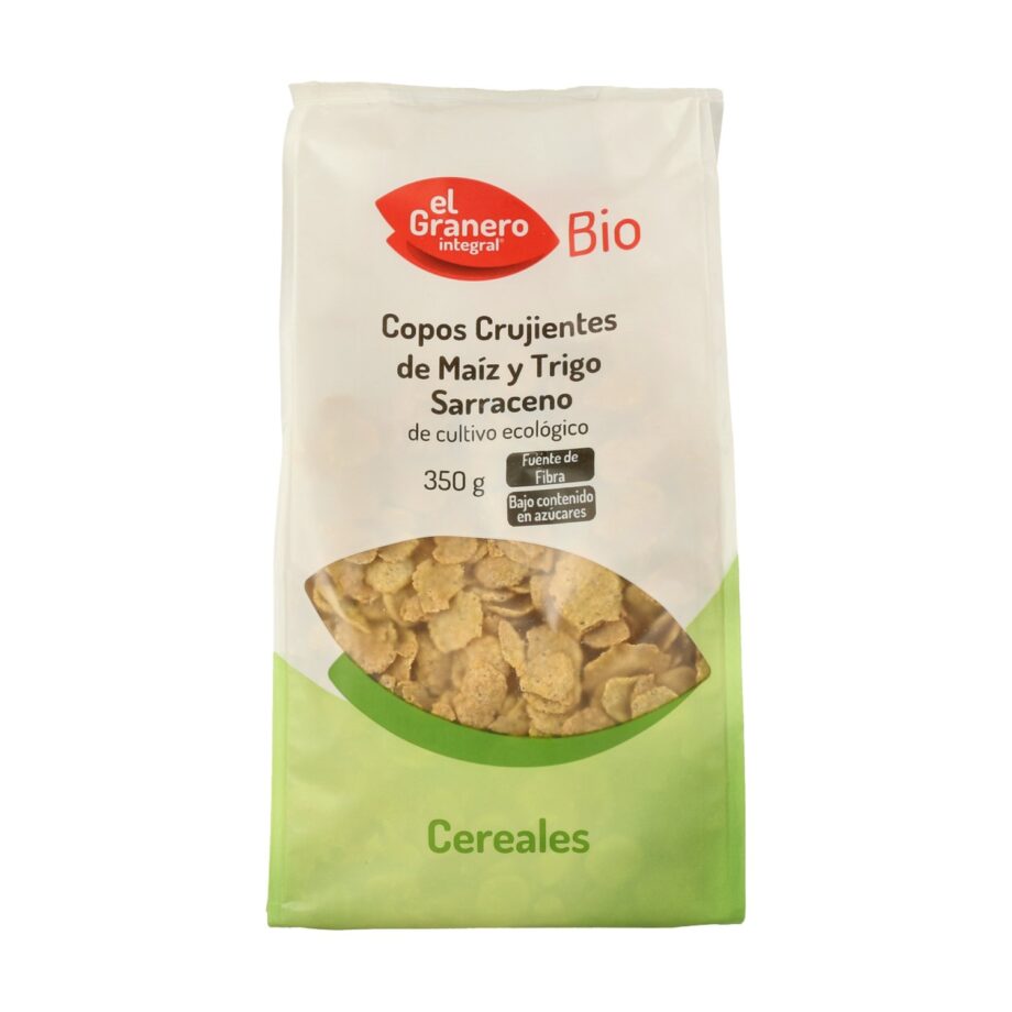 Copos crujientes de Maíz y Trigo sarraceno Bio